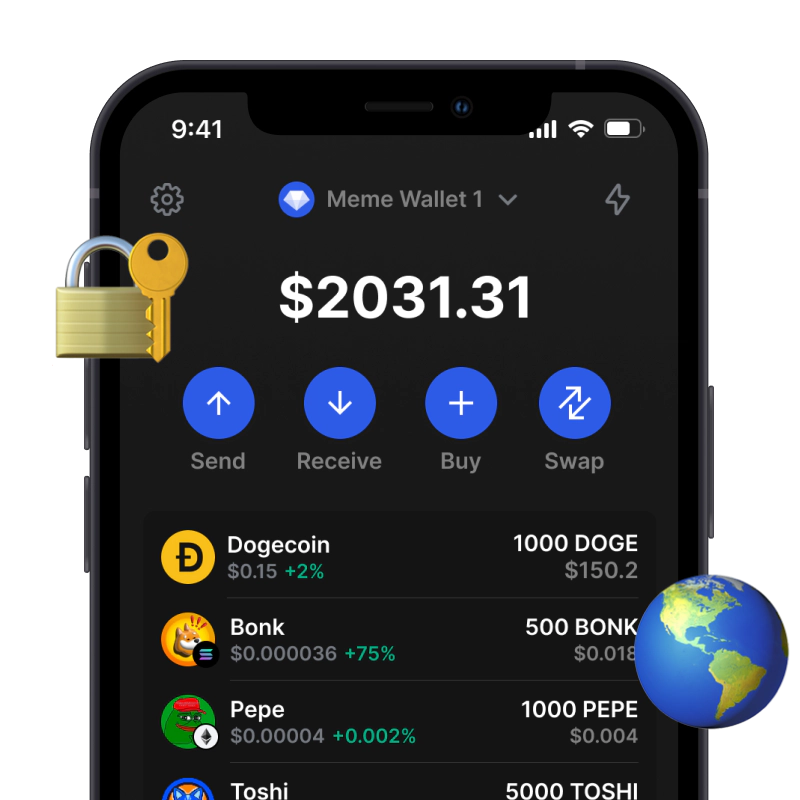 Access wallet with Veron Wallet